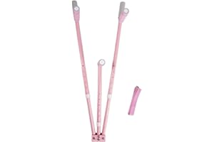 rockible 3 Bar Leg Stretcher Training Equipment Flexibility Split Machine Stretcher Device for Sports Outdoor Workout Yoga Dance