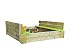 Produktbild Charlsten Kinder Sandkasten mit Abdeckung und Sitzbank ca. 116x117 cm groß