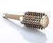 SUPRENT Nano Thermal Ceramic & Ionic Round Barrel Hair Brush with Boar Bristle, 2 inch, for Hair Drying, Styling, Curling, Adding Hair Volume and Shine, Gold Color(2 inch)