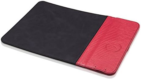 Belking Wireless Charger, 2 in 1 Mouse Pad/Mat Stand With Wireless Charger for iPhone 8/8 Plus X Samsung S8/S7/Note 8/5/S6 Black/Red