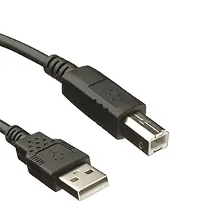 BigPlayer WD-1111 USB Printer Cable (1.5 MTR, Black)