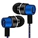 Price comparison product image TAOtTAO Universal 3.5mm In-Ear Stereo Earbuds Earphone With Mic For Cell Phone (Blue)