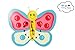 Fantasy Fields by Teamson  Magic Garden Childrens Wooden Butterfly Wall Clock Decoration Gift TD-0082A
