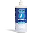 Optivive Sterile Saline Solution Sensitive Eyes for Rinsing & Storing All Types of Contact Lenses - 360ml - Gentle pH Balanced Formula