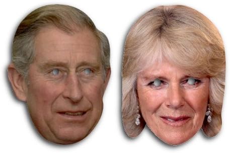 Prince Charles and Camilla Celebrity Mask set