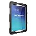Produktbild Outdoor Hülle für Samsung Galaxy Tab E T560 Cover 9.6 Zoll 3in1 Stoßfest Hybrid SM-T560 Hardcase und weiche Silikon Schutzhülle Tasche Case (Schwarz)