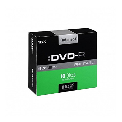 Intenso 4801652 DVD-R Rohlinge (16x Speed, 4,7GB, 10er Spindel)