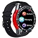 Produktbild Uzinb Kompatibel mit Android Bluetooth Smart Watch Herzfrequenz Fitness Tracker 1.3" Screen GPS Smartwatch-Mann-Sport-Uhr