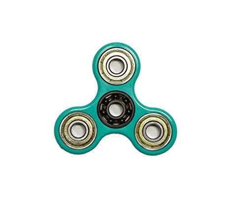 Sunnytech 1PC Tri-Spinner Fidget Toy Ceramic Bearing EDC Exquisite Hand Spinner DIY Puzzels for ADHD Anxiety Boredom HS18-3 Green