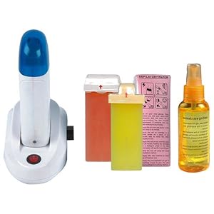 Roll-on Cartridge Depilatory Heater Wax Kit Hair Removal Set