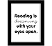 Tiedribbons® Reading Is Dreaming With Your Open Eyes Framed Poster(13.6 Inch X 10.2 Inch) RS.379.00