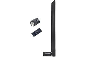 CDBAIRUI 2pcs 868MHz WiFi Antenna 3.0dBi High Gain Wide Angle Rubber Antenna Interface SMA-J Omnidirectional Exterior Aerial For Routers Wireless Network Outdoor SecurityTX868-JKD-20