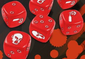 Guillotine Games Zombicide - Set de Dés Rouges