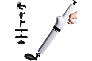 Achaté Hochdruck-WC-Entstopfer - Abfluss-Entstopfer - mit 4 Düsen - Toiletten-Entstopfer