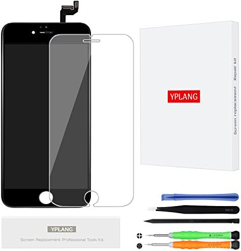 LCD Screen Replacement for iPhone 6S 4.7" Black - YPLANG Touch Screen Digitizer Replacement Full Display Assembly with Tools Included Screen Protector Lifetime warranty