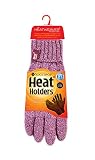 Heat Holders - Women's Thermal Heat weaver Cable Knit 2.3 tog Gloves - S/M