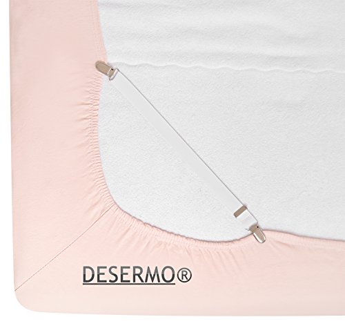 DESERMO® Betttuchspanner EXTRALANG im 3er, 6er oder 10er Pack | kreuz und quer verstellbar bis 200cm - 3