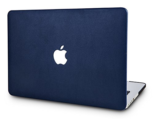 StarStruck MacBook Air 13 H  lle Leder Schutzh  lle Case Cover MacBook Air 13 3 H  lle  A1369   A1466   Leder Navy Blau 