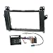 Produktbild Sound-way Doppel 2 DIN Radio Blende Rahmen Adapter Kabel Mercedes A B Klasse W169 W245 ISO