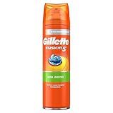 Gillette Fusion5 Ultra Sensitive Men's Shaving Gel 200 ml, Leaves Skin Feeling Clean and Comfortable