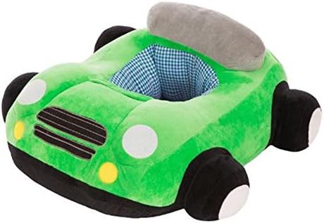 Uni Best Baby Kids Sitting Chair Nursery Pillow Protectors, Cool Car Shape Kids Baby Support Seat Soft Car Pillow Cushion Sofa Plush Toys (green)