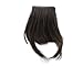 Fashion 1 pcs Cute Clip On Clip In Front Bangs Wig Front Hair Bangs Fringe Hair Extension dark Brown A