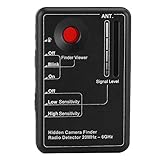 Detector de señal: detector de señal de RF, con un rendimiento confiable y alta sensibilidad, puede ayudarlo a encontrar la señal oculta, la cámara y el error a su alrededor, asegurando y protegiendo su seguridad de manera efectiva.