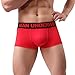 Produktbild Omiky® Weich Boxer Boxershorts Men Herren Unterhose Pant Unterwäsche-Cotton (Rot, L)
