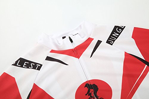 [Größe:S-5XL][option:Trägerhose,3D 2.8cm Sitzpolster] Fahrrad Trikot Langarm Radhose Radtrikot Fahrradbekleidung Herren Männer Hemd mit lange Ärmeln Set Cycling OutdoorTrikots Windjacke Neue - 2