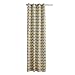 Produktbild Hochwertige Streifen Blackout Vorhänge für Wohnzimmer Fenster Screening Ösen Sheer Voile Vorhang (132,1 x 160 cm)-1 Stück, 1 * (142,2 x 264,2 cm)