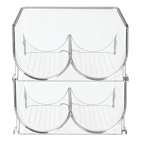 InterDesign 71030EU Kühlschrankbox Stapelbarer Weinflaschenhalter - 5