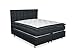 Produktbild Komplettset Boxspringbett KIOA, Box: Bonellfederkern, Taschenfederkern, Matratze: Taschenfederkern, Top Matress: Latex - Abmessung: 140 x 200 cm
