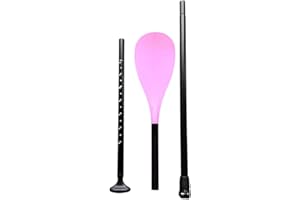 Fenteer Kayak Paddles Kayaking Oar Sup Paddle Board 3 Sections Kids Paddle Racket Lightweight Adjustable Canoe Paddle for Kids Children Boating Surfboard Rafting Kayaking