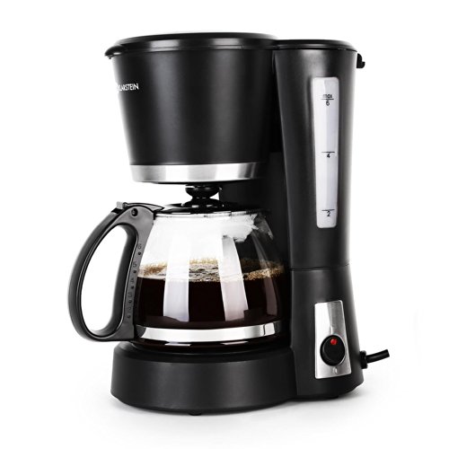 Klarstein Minibarista • Kaffeemaschine • Filterkaffeemaschine • 550 Watt • Warmhalteplatte • 0,6 Liter Glaskanne • bis zu 6 Tassen • Permanentfilter • Wasserstandsanzeige • Portionierlöffel • schwarz - 2