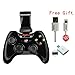 Produktbild MFi PXN-6603 Bluetooth Drahtlos Gamepad Gaming Controller mit 2.1A High Speed USB Kabel USB-Adapter für iPhone iPad TV box (Schwarz)