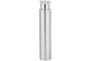 TOPINCN Mini Petaca de Acero Inoxidable, Botella de Whisky de Bolsillo Mini Petaca de Acero Inoxidable para Bebidas Alcohólicas, Whisky, Ron Y Vodka