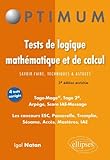 Tests de Logique Mathématiques & de Calcul Savoir-Faire Astuces Tage-Mage Tage 2 Score Iae Message