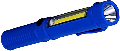 Tragbare LED Arbeitsleuchte Taschenlampe und COB Flutlicht mit Befestigungs-Clip und Magnet.Sehr geeignet für Heim, Auto, Camping, Emergency Kit, Werkstatt und mehr!Plus KOSTENLOS Batterien - 4