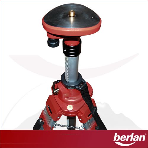 Berlan Kurbelstativ für Laser und Nivelliergeräte 1,20 – 2,40 m - 3