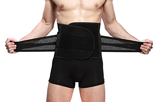 Preisvergleich Produktbild Fletion Herren Funktionsunterwäsche Shapewear Gurt Fitnessgürtel Bauchweggürtel Taile Mieder Abnehmen Body Shaper Unterwäsche Waist Cincher