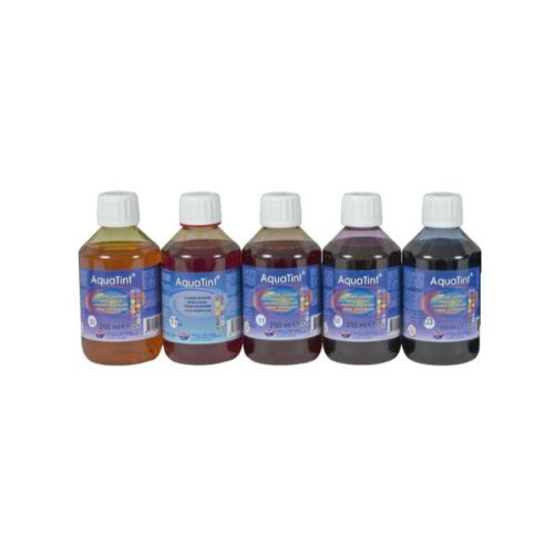 Wasserfarbe flüssig – AquaTint hochpigmentiert 250ml gelb - 4