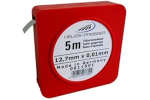HELIOS-PREISSER Helios Preisser Fühlerlehrenband, Einzelkassette (Kohlenstoffstahl, gehärtet, Breite 12,7 mm, Länge 5 m, Nennmaß 0,01 mm) 0611 501