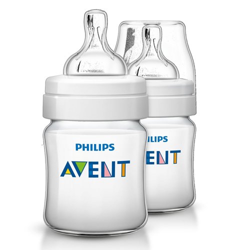 Philips Avent Classic - Biberón SCF560/27 (125 ml/4 oz) x 2