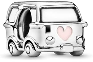 BEEUVIP Charmes Animaux personnages vie pour Bracelets - Charms de Perles ajourées en Argent Sterling 925, charmes de Coeur d'amour pour Bracelets et Colliers pour Femmes Filles