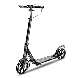 ★ FÁCIL DE OPERAR - Scooter pateador de dos ruedas para adultos. La dirección de kickboard de inclinación / inclinación le da confianza y facilita el control. Realmente seguro para girar en las esquinas.