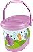 OKT Kids 1180150901200 Nappy Bin with Hippo Design / Lilac