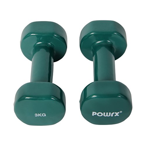 Vinyl Hanteln Gymnastikhanteln Ideal für Aerobic Pilates 0,5 kg – 10 kg | Kurzhantel Set in versch. Farben - 2