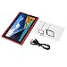 Produktbild CHOULI Generalüberholtes Q88-Quad-Core-Wifi-Tablet mit 7-Zoll-USB-Netzteil 512M + 4G Rot Rot