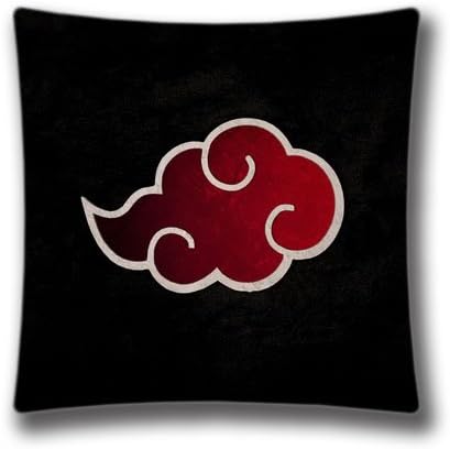 AM Kingdom Throw Cushion Pillow Covers Sofa Square Pillowcase 18" x 18" Inch Naruto Akatsuki