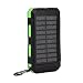 Produktbild Solar DIY-KIT für Schnell-Ladegerät 10000 mAh, VBESTLIFE Tragbare Mobile Power Bank Outdoor mit Kompass, Dual USB Externer Akku Pack für iphone6s/7 Plus, iPad, Samsung Galaxy und Android Telefon (grün)